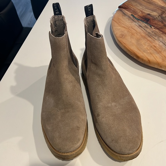 ALLSAINTS Rhett Boot in Taupe - Picture 7 of 9